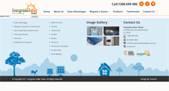 Desktop Screenshot of evergreensolarpower.com.au